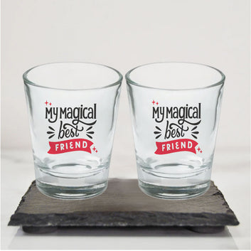 Chillaao My Magical Friends Clear Shot Glass