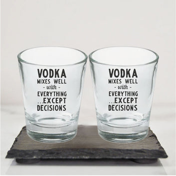 Vodka Mix Well With Everything Except Design