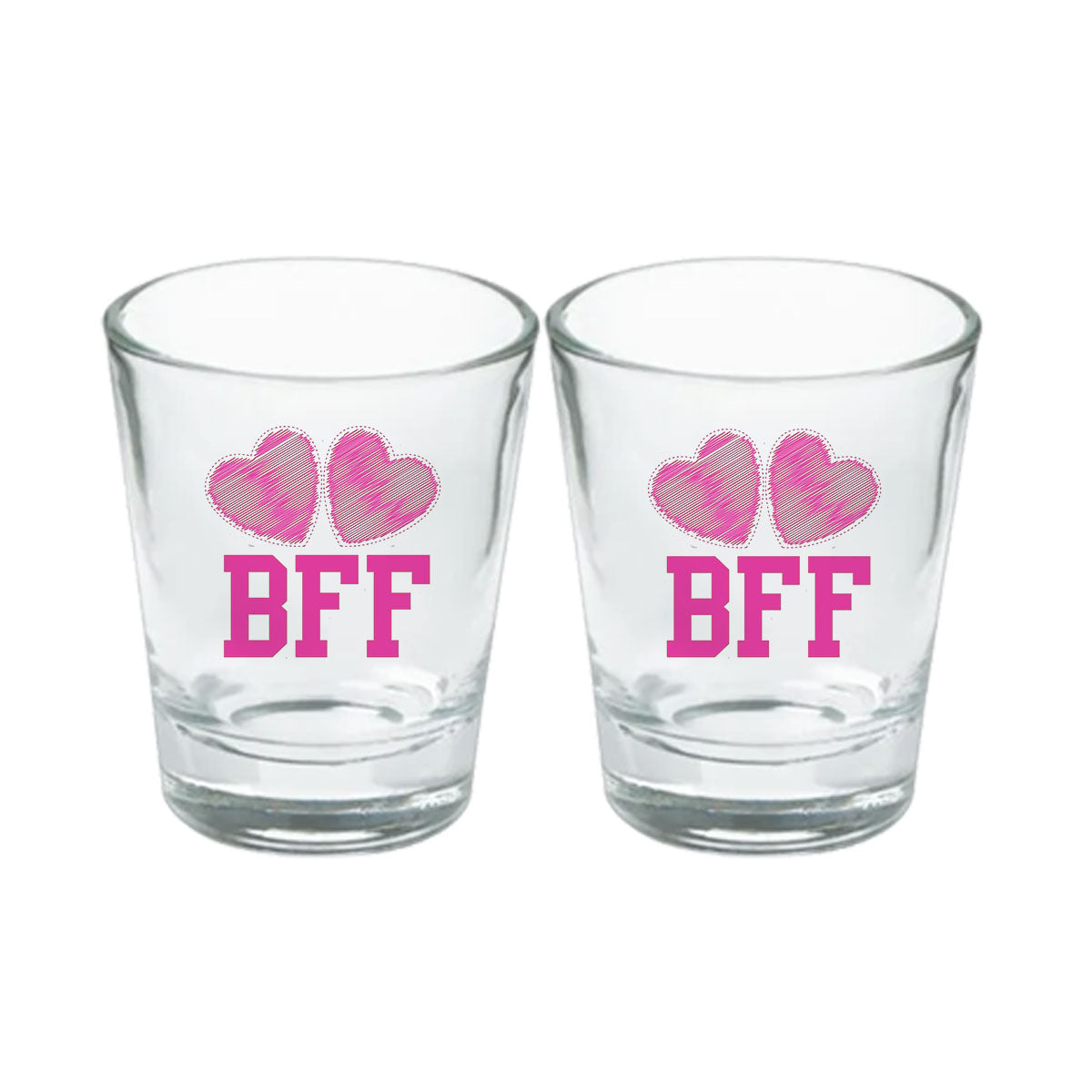 Chillaao BFF Clear Shot Glass