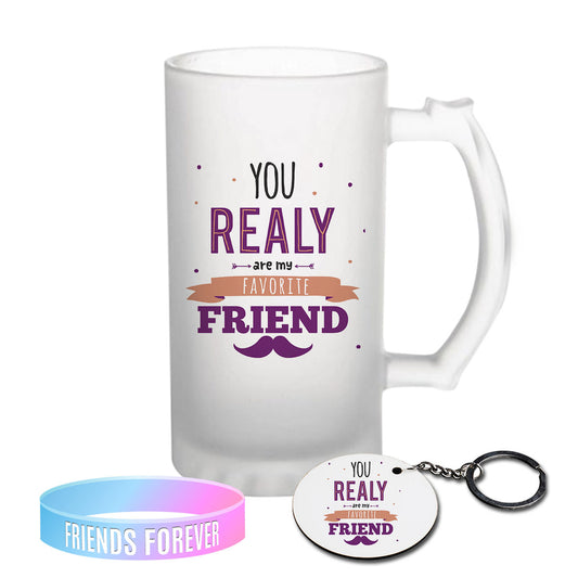 Chillaao You Really Are my favorite friend Frosted Beer Mug