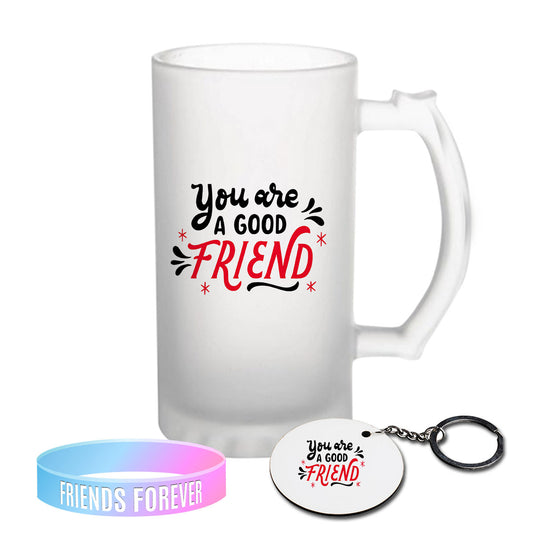 Chillaao You Are My Good Friend Frosted Beer Mug