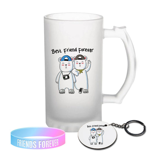 Chillaao Best Friend Forever Frosted Beer Mug