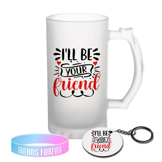 Chillaao  I will be your Friends Frosted Beer Mug