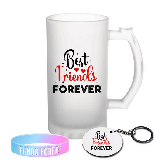 Chillaao Best Friends Forever  Frosted Beer Mug
