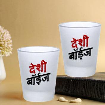 Chillaao Dessi Boys Shot Glass Set Of 2