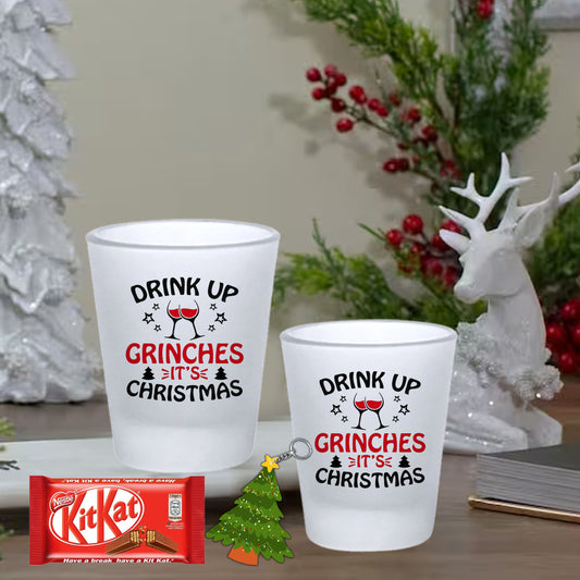 Chillaao Drink up Grinches Short Glass