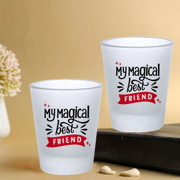 Chillaao My Magical Friends Frosted Shot Glass