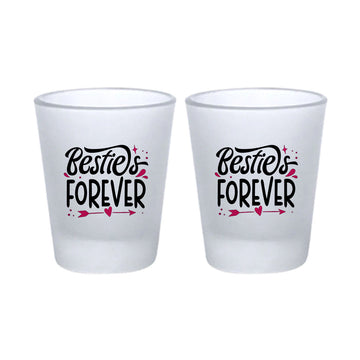 Chillaao Besties Forever Frosted Shot Glass