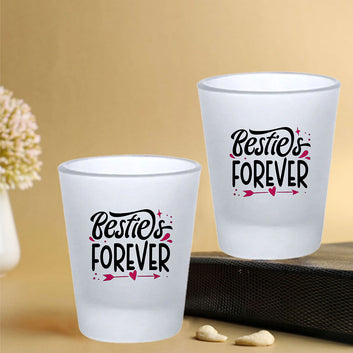 Chillaao Besties Forever Frosted Shot Glass