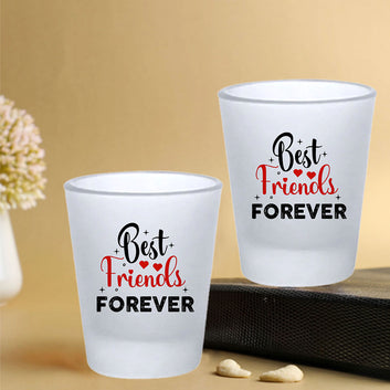 Chillaao Best Friends Forever Frosted Shot Glass