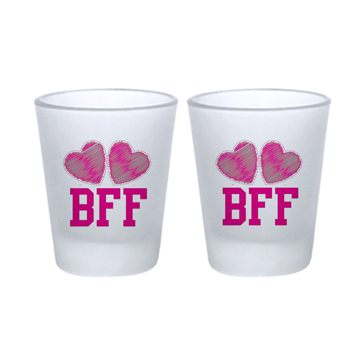 Chillaao BFF Frosted Shot Glass