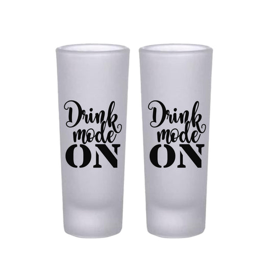 Frosted Shooter Glasses Design - Drink Mode On