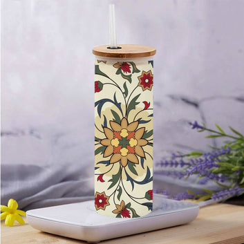 Chillaao Persian Carpet Pattern Frosted Skinny Tumbler