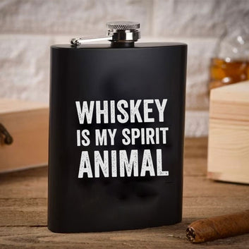 Chillaao Whiskey is my Spirit Animal Hip Flask