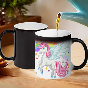 Chillaao Personalised Unicorn Rainbow  Magic Mug
