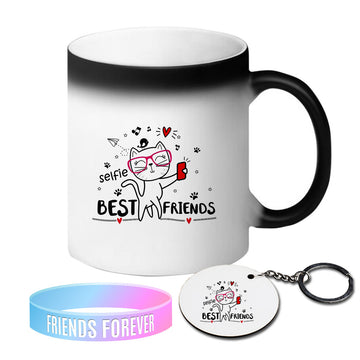 Chillaao Selfie best friend Magic Mug