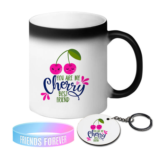Chillaao You Are my cherry best Friend Magic Mug