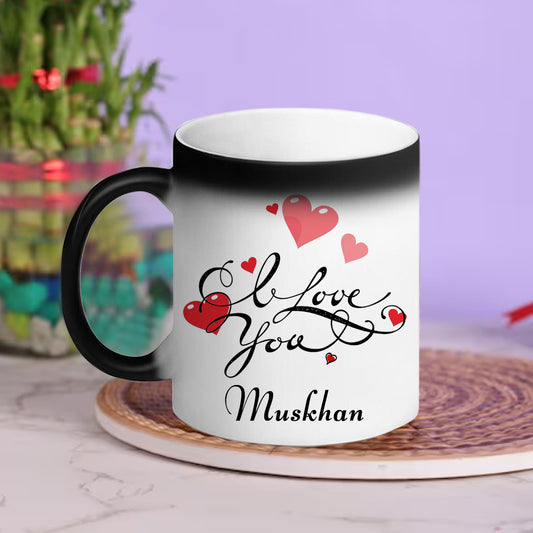 Chillaao Personalised I love You  Magic Mug