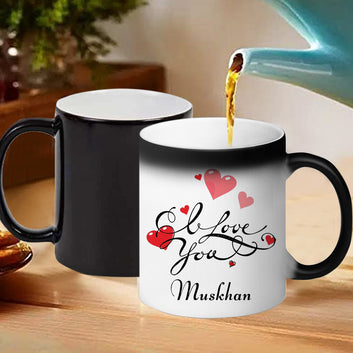 Chillaao Personalised I love You  Magic Mug