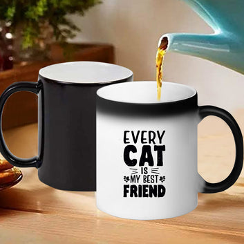 Chillaao Every Cat Is my Best Friends Magic Mug