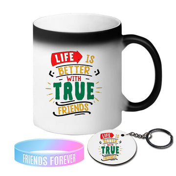 Chillaao Life Is Better With True Friends Magic Mug