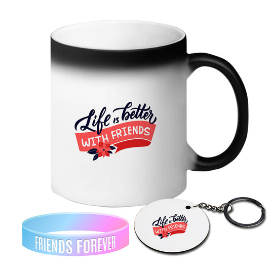 Chillaao Life is Better With Friend  Magic Mug