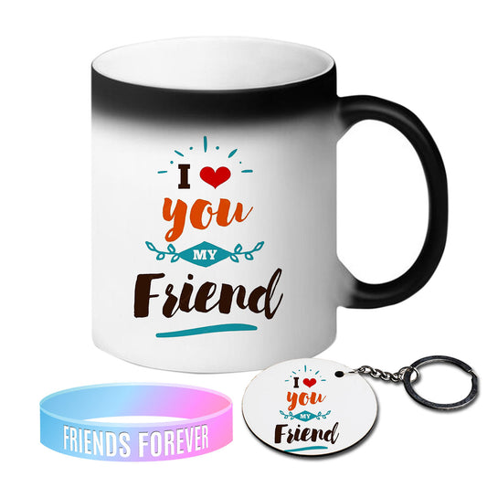 Chillaao I Love You My Friend Magic Mug