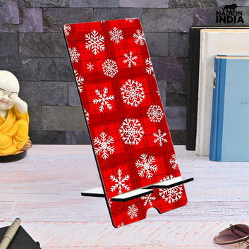 Chillaao Variation of snow flakes,Ho Ho Ho  Mobile Stand & Tea Mug