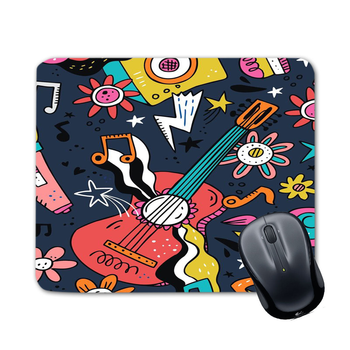 Chillaao Music Comic Abstract Mouse Pad