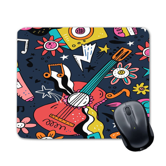 Chillaao Music Comic Abstract Mouse Pad