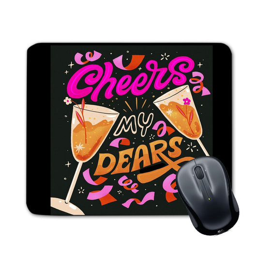 Chillaao All Need Is Love Flower Mouse Pad