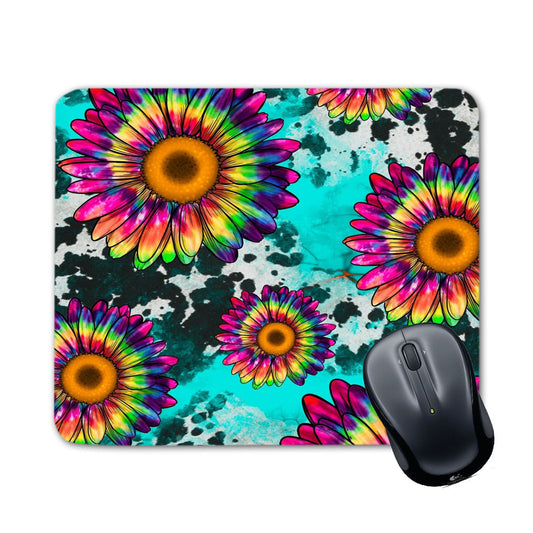 Chillaao Tie Dye Sunflower Mouse Pad