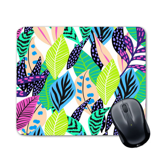 Chillaao Leaves, colorful  Mouse Pad