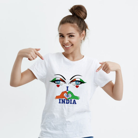 Chillaao I Love India Independent T- Shirt