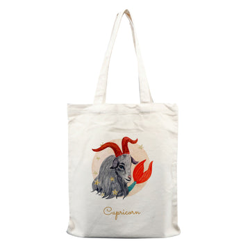 Chillaao Zodiac sign Capricorn  tote bag