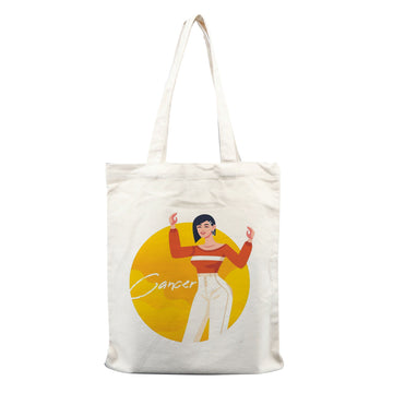 Chillaao Zodiac sign Cancer  tote bag