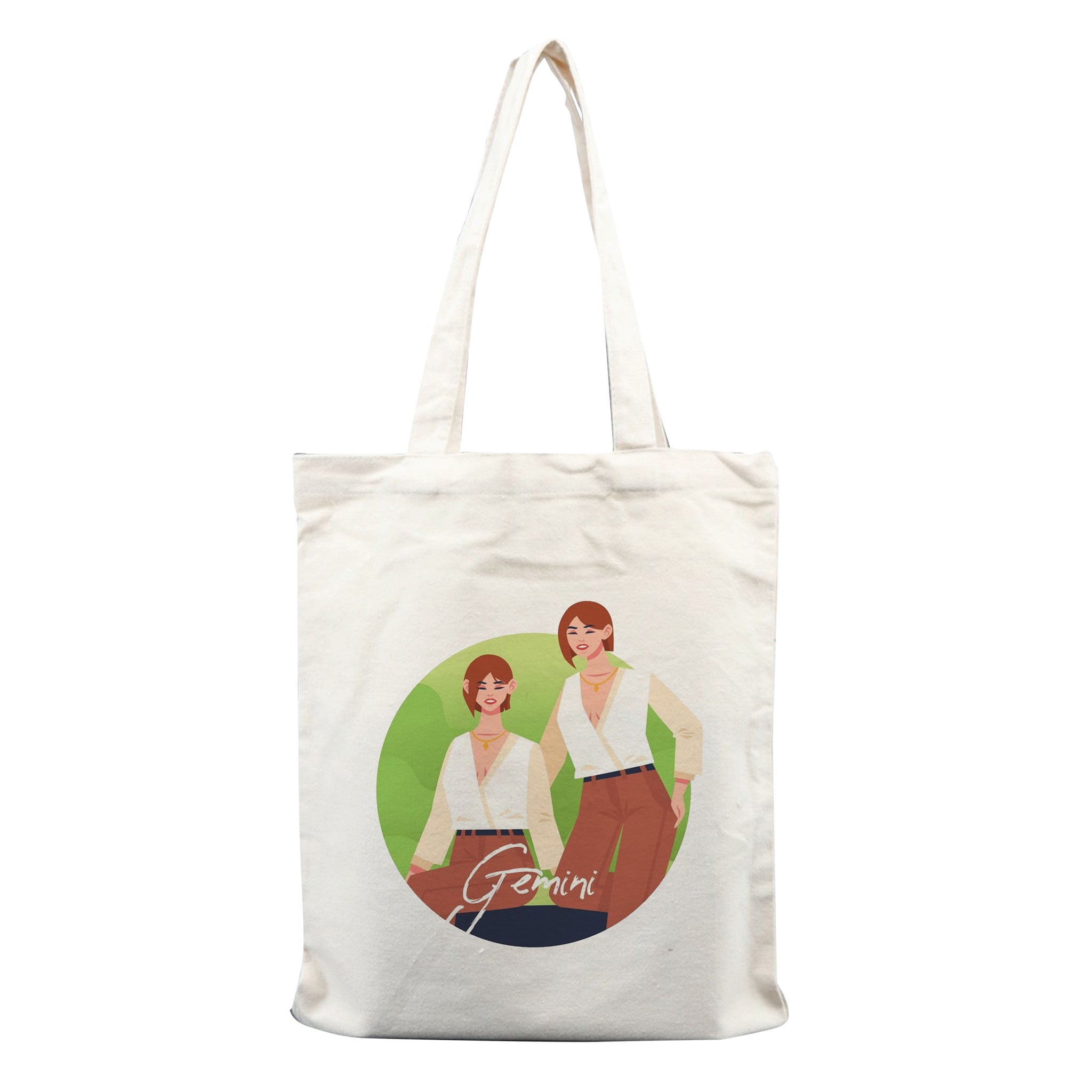 Chillaao Zodiac sign Gemini tote bag