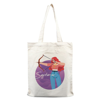 Chillaao Zodiac sign Sagitarius  tote bag