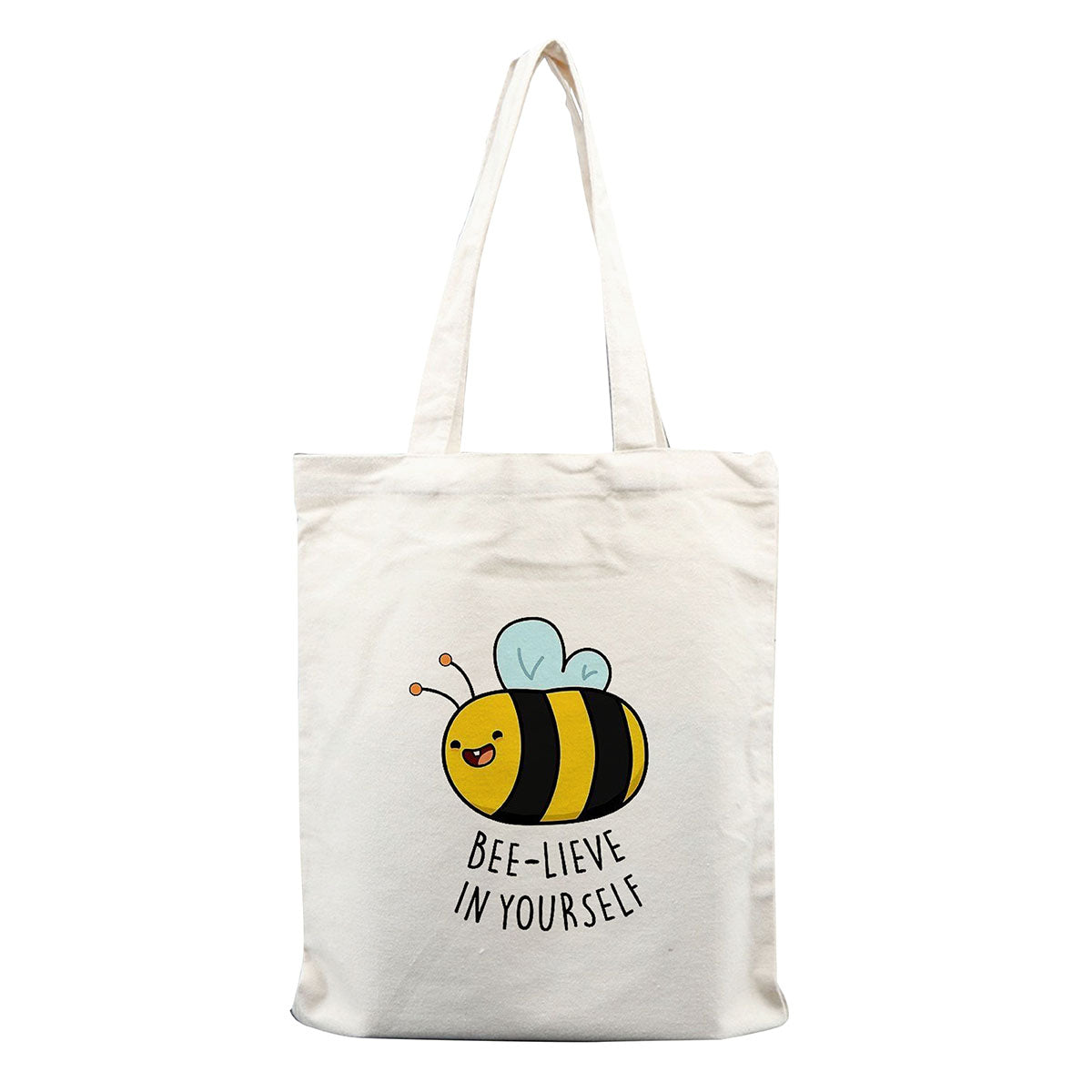 Chillaao- Bee Lieve In Yourself Tote Bag