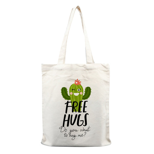 Chillaao free hugs tote bag