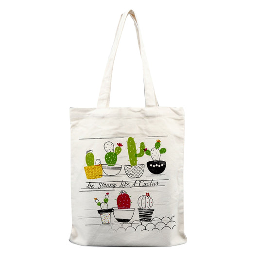Chillaao be strong like a cactus  tote bag