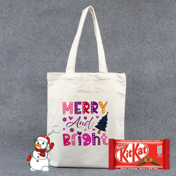 Chillaao Merry & Bright Tote Bag