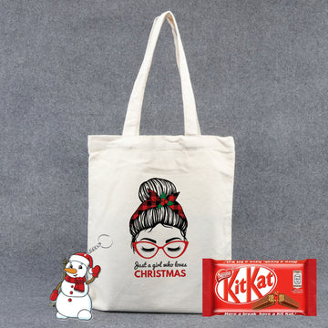 Chillaao Merry Christmas Tote Bag