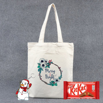 Chillaao Merry & Bright Tote Bag