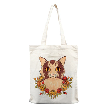 Chillaao innocent cat  tote bag