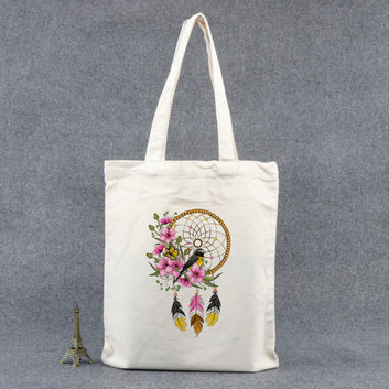 Chillaao dreamcatcher with birds  tote bag