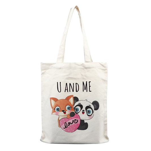 Chillaao U and me tote bag