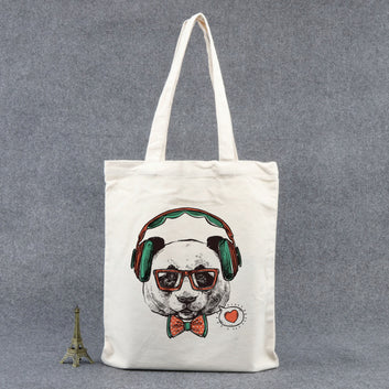 Chillaao dog likes  music  tote bag