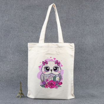 Chillaao cutest owl tote bag