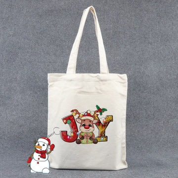 Chillaao Reindeer Joy Christmas Tote Bag